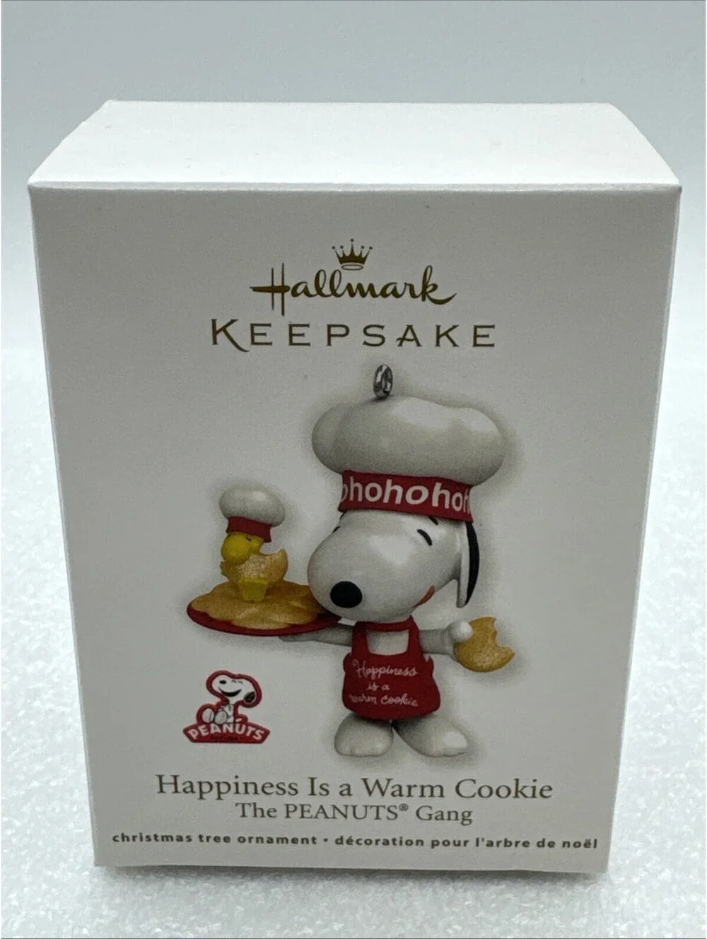 2011 Hallmark Peanuts Snoopy Happiness Is A Warm Cookie Woodstock Ornament New